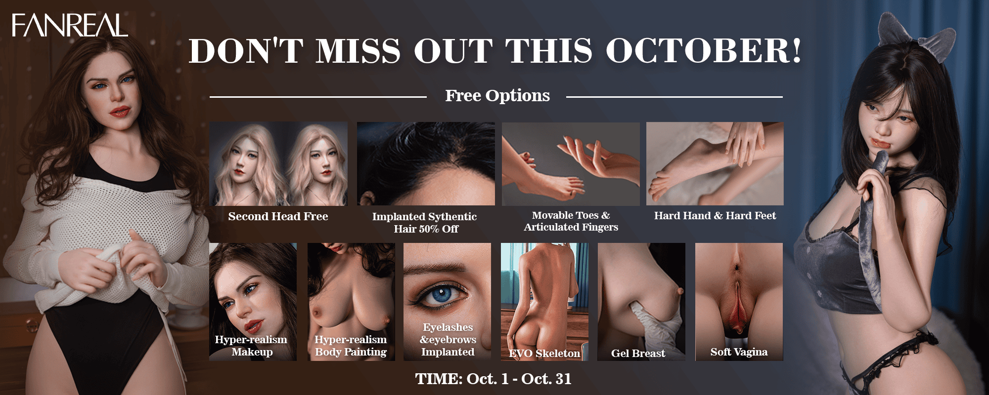 FanReal Doll - Promotion October